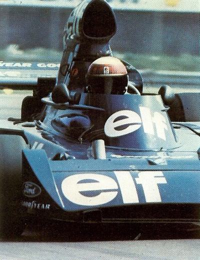 Jackie Stewart driving Tyrrell 006 on his way to winning the World Championship in 1973